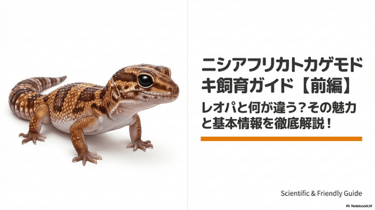 ニシアフリカトカゲモドキを知ろう！飼育の魅力と基本情報【前編】