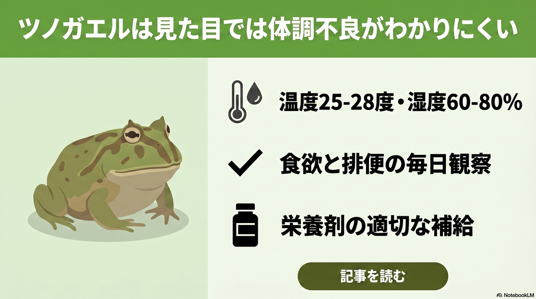 【初心者向け】ツノガエルの飼育ガイド③ | ツノガエルの病気を予防する方法とは？症状別の早期対処法も紹介