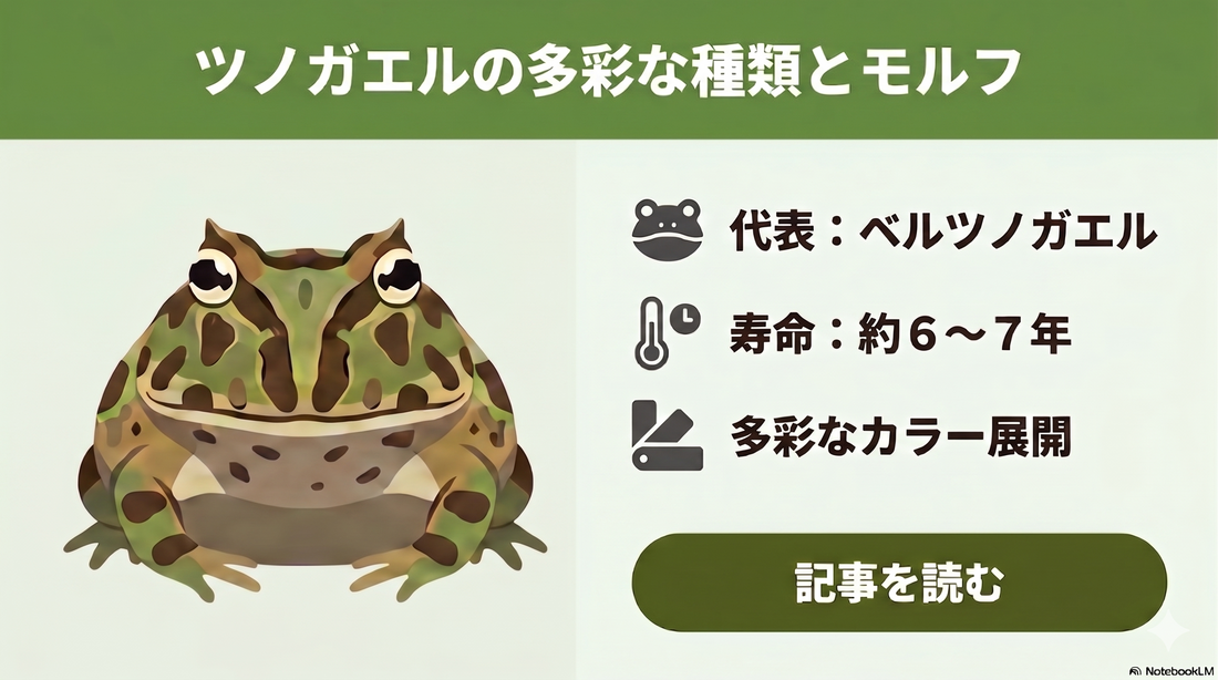 初めてのツノガエル選びに迷ったら！種類とモルフの違いと選び方まとめ