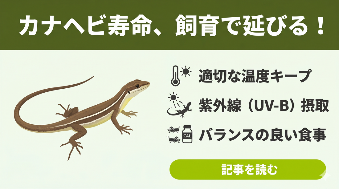 カナヘビの長生きに 必要な飼育習慣とは？ ｜初心者でもできる環境づくり