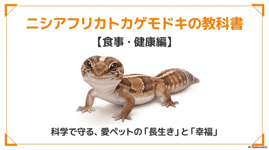ニシアフ飼育ガイド【後編】｜食事・健康管理・長生きのための工夫