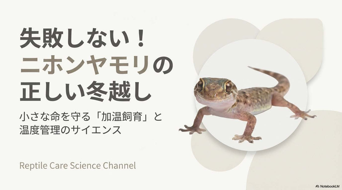 【失敗しない】ニホンヤモリの冬眠は危険？正しい冬越しのやり方と温度管理