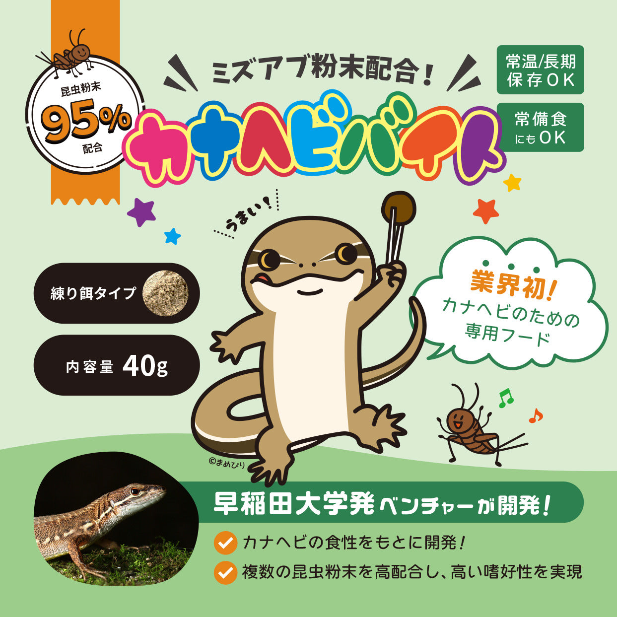 カナヘビバイト
